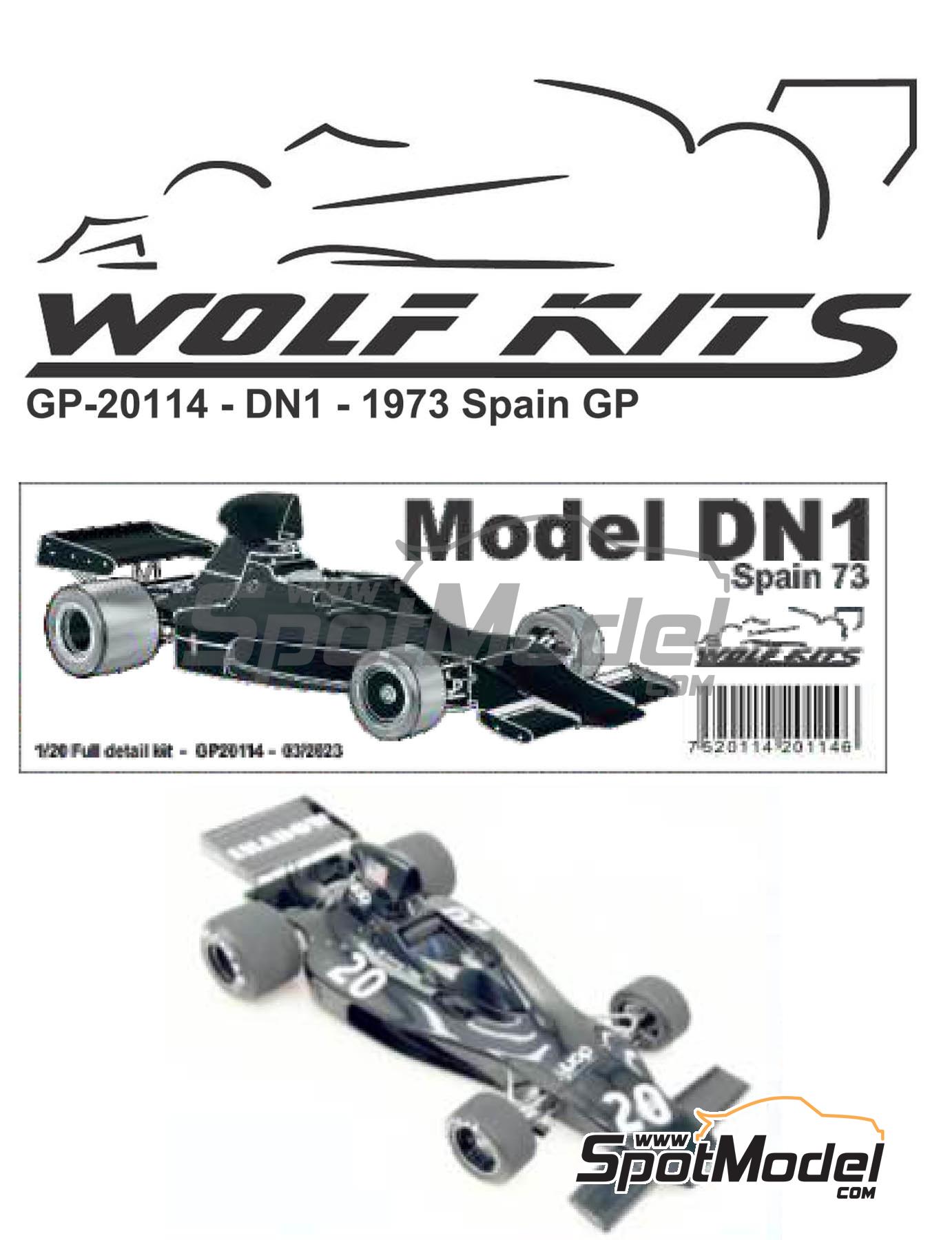 Wolf Kits GP20114: Car scale model kit 1/20 scale - Shadow Ford